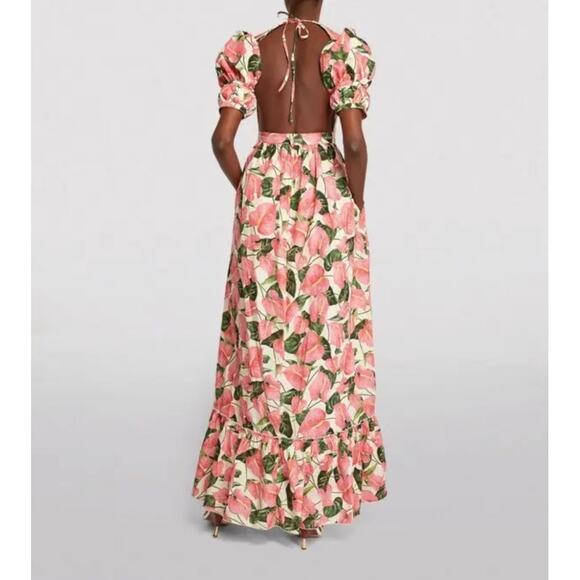 Agua by Agua Bendita Amapola Anturios Dress Size Small - Picture 2 of 15